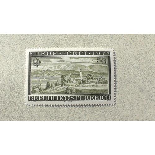  Поштова марка Австрія " Європа СЕРТ " 1977 рік **