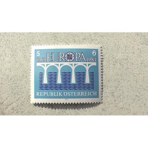  Поштова марка Австрія " Європа СЕРТ " 1984 рік **