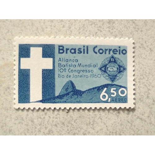  Поштова марка Бразилія 1960 рік **