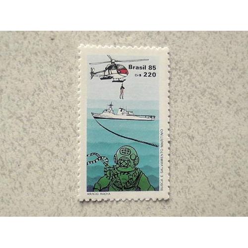 Поштова марка Бразилія 1985 рік ** 
