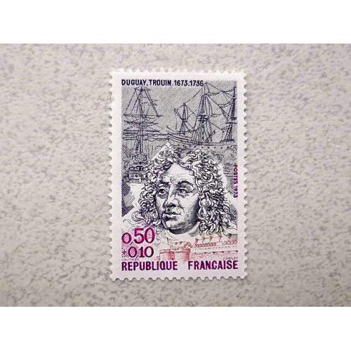  Поштова марка Франція 1973 рік **