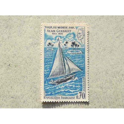  Поштова марка Франція " Флот Кораблі " 1970 рік **