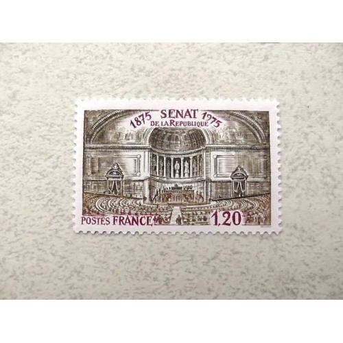  Поштова марка Франція " Сенат " 1975 рік **
