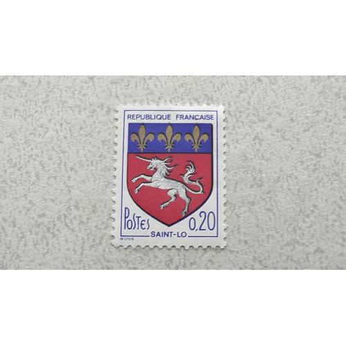  Поштова марка Франція " Стандартний випуск. Геральдика " 1966 рік **