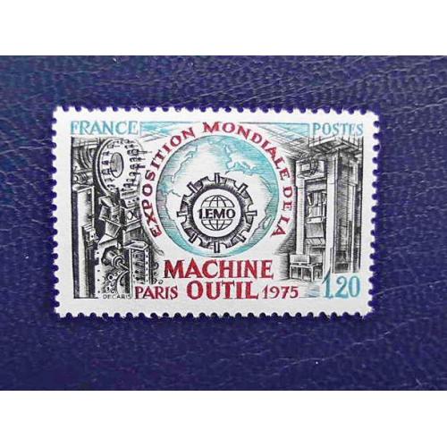  Поштова марка Франція " Виставка в Парижі " 1975 рік **