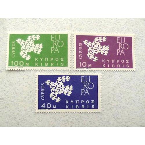  Поштова марка Ліхтенштейн " Європа СЕРТ " 1961 рік **