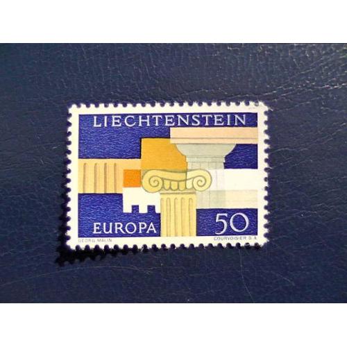  Поштова марка Ліхтенштейн " Європа СЕРТ " 1963 рік **