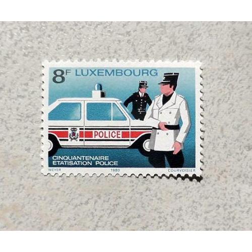  Поштова марка Люксембург 1980 рік **