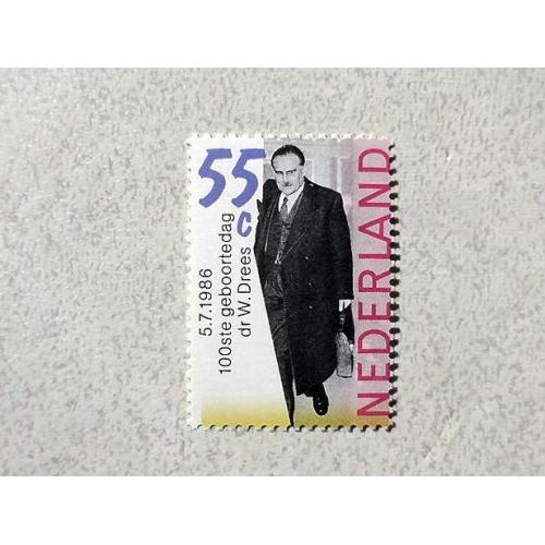  Поштова марка Нідерланди 1986 рік **