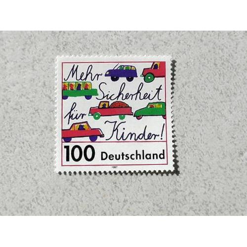 Поштова марка Німеччина ФРН " Автомобілі " 1997 рік ** 