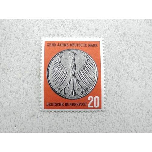  Поштова марка Німеччина ФРН " Геральдика " 1958 рік **