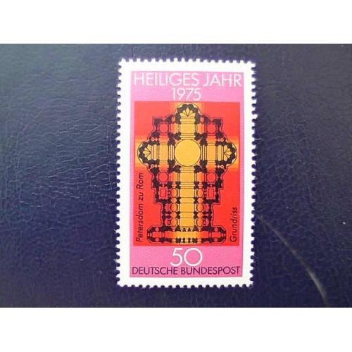  Поштова марка Німеччина ФРН " Релігія " 1975 рік **