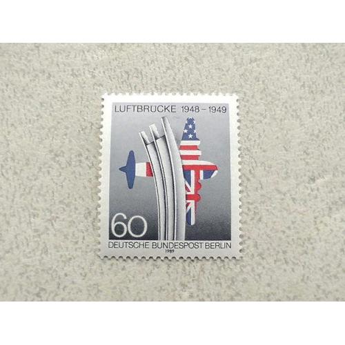 Поштова марка Німеччина Західний Берлін " Авіація " 1989 рік **