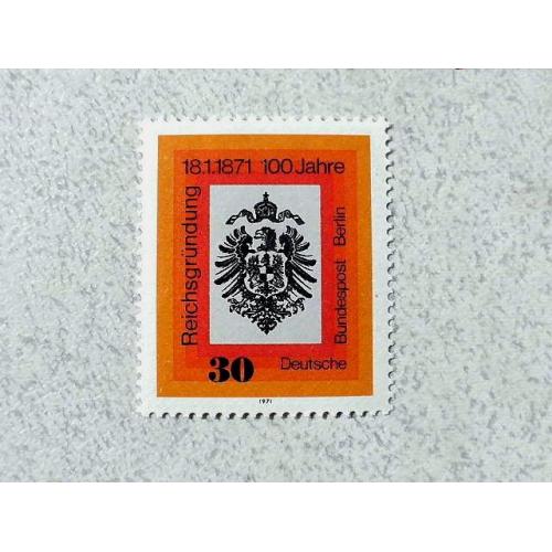  Поштова марка Німеччина Західний Берлін " Геральдіка " 1971 рік **