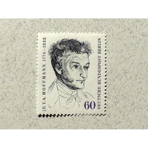 Поштова марка Німеччина Західний Берлін " Особистості " 1972 рік **