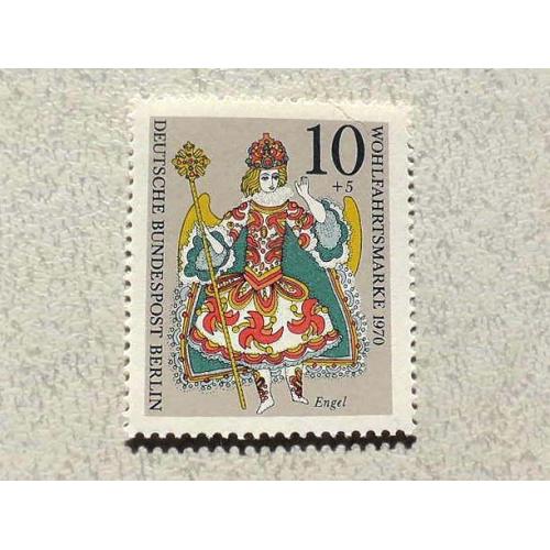  Поштова марка Німеччина Західний Берлін " Релігія " 1970 рік **