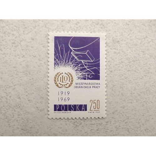  Поштова марка Польща 1969 рік **