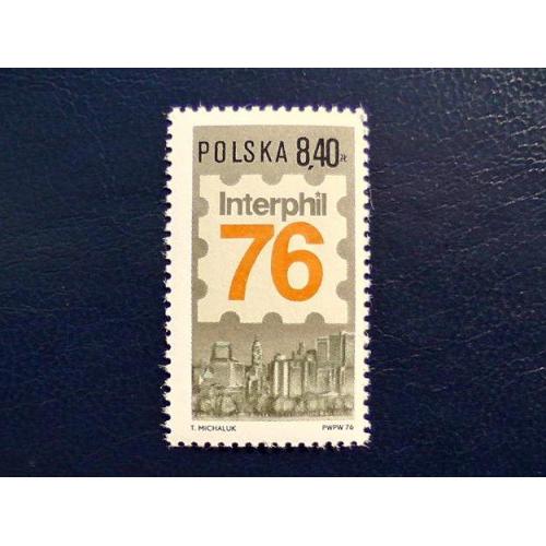  Поштова марка Польща " Філателія " 1976 рік **