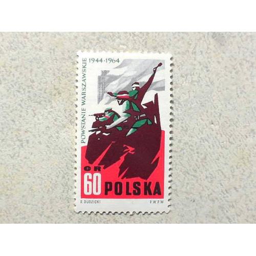  Поштова марка Польща " Повстання Війна " 1964 рік **