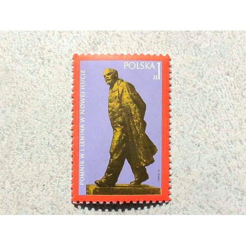  Поштова марка Польща " В. І. Ленін " 1973 рік **