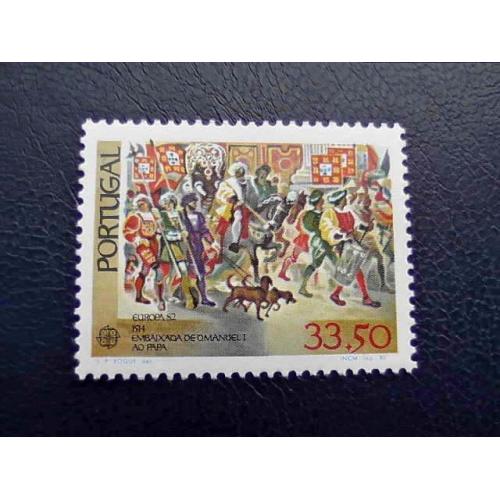  Поштова марка Португалія " Європа СЕРТ " 1982 рік **