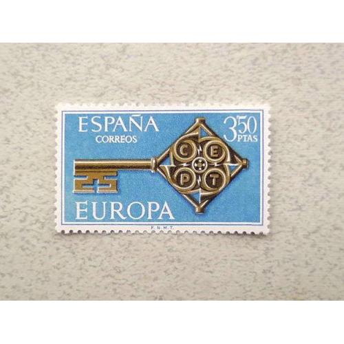  Поштова марка Іспанія " Європа СЕРТ " 1968 рік **