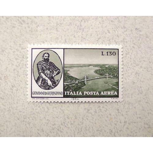 Поштова марка Італія 1964 рік **
