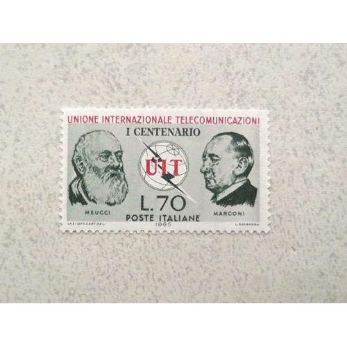  Поштова марка Італія 1965 рік **