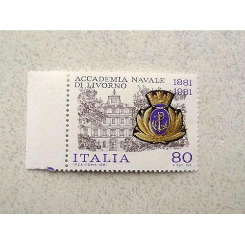 Поштова марка Італія 1981 рік **