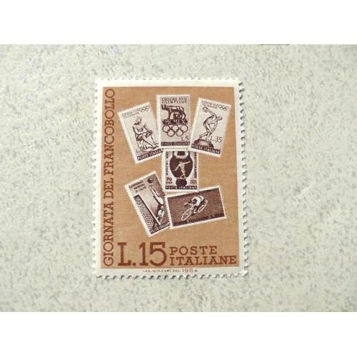  Поштова марка Італія " Марки на марках " 1964 рік **