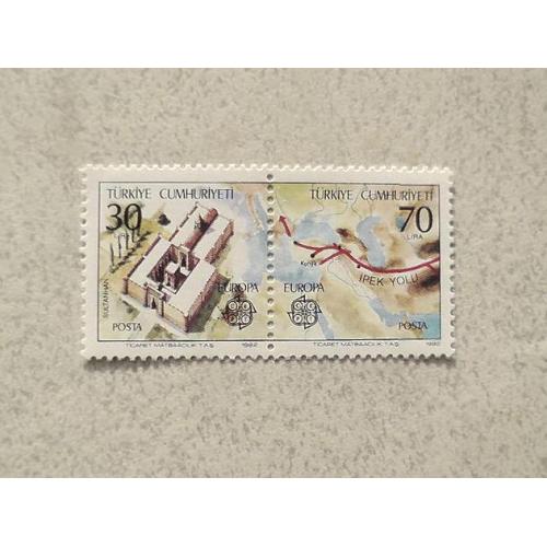  Поштова марка Туреччина " Європа СЕРТ " 1982 рік **