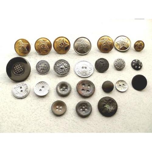 Гудзики в кількості Різних Років 