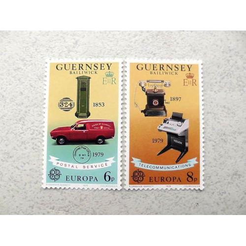  Серія поштових марок Англія Гернсі " Європа СЕРТ " 1979 рік **