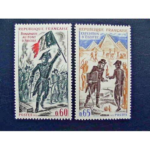 Серія поштових марок Франція " Битви Наполеона Бонапарта " 1972 рік **