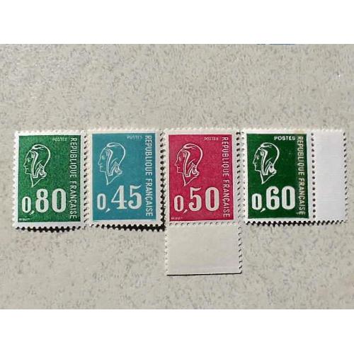 Серія поштових марок Франція " Стандарт тип «Студ» Маріана символ Франції " 1970-х років ** 