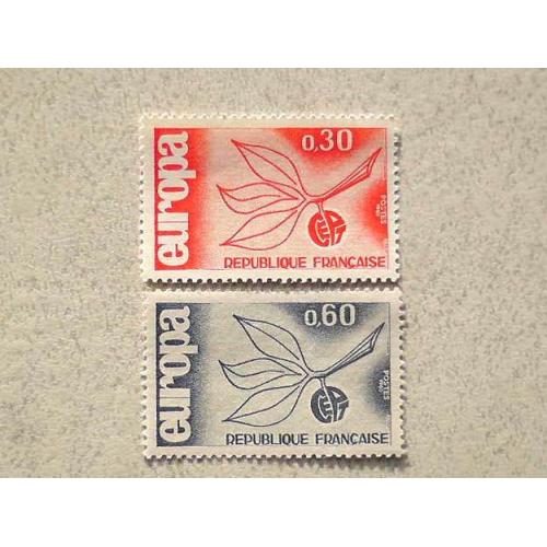  Серія поштових марок Франція " Європа СЕРТ " 1965 рік **