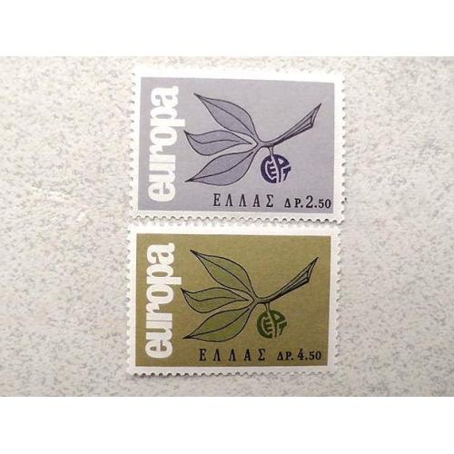  Серія поштових марок Греція " Європа СЕРТ " 1965 рік **