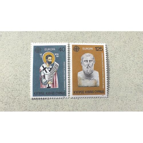  Серія поштових марок Кіпр " Європа СЕРТ " 1980 рік **