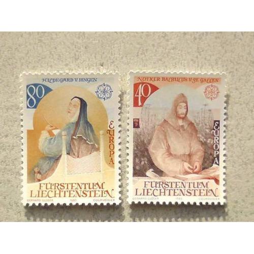  Серія поштових марок Ліхтенштейн " Європа СЕРТ " 1983 рік **