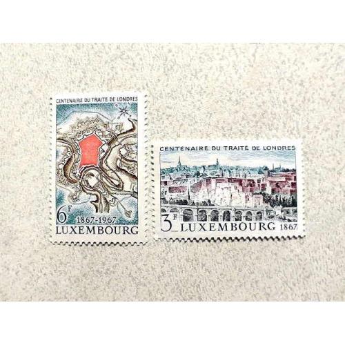  Серія поштових марок Люксембург 1967 рік **
