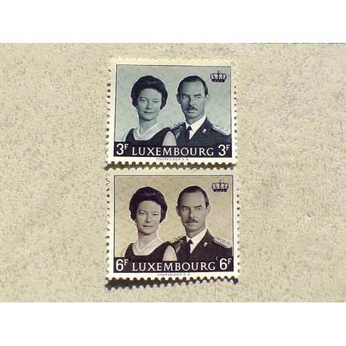  Серія поштових марок Люксембург " Великі герцог Жан і герцогиня Жозефіна Шарлотта " 1964 рік **