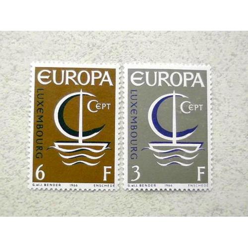  Серія поштових марок Люксембург " Європа СЕРТ " 1966 рік **