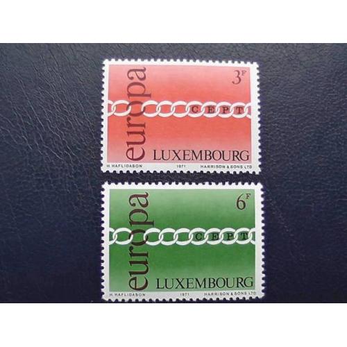  Серія поштових марок Люксембург " Європа СЕРТ " 1971 рік **