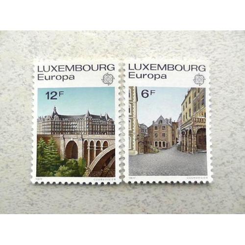  Серія поштових марок Люксембург " Європа СЕРТ " 1977 рік **