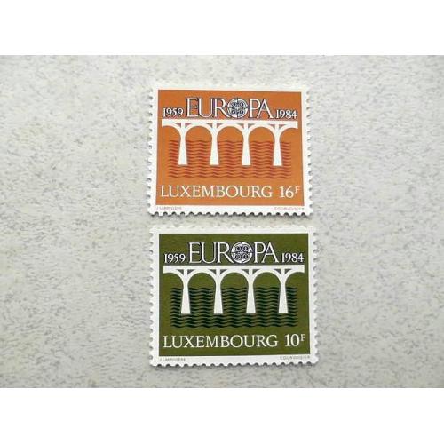  Серія поштових марок Люксембург " Європа СЕРТ " 1984 рік **