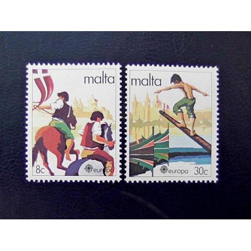  Серія поштових марок Мальта " Європа СЕРТ " 1981 рік **
