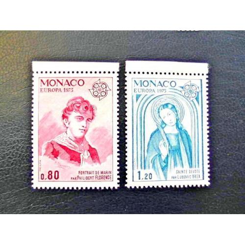  Серія поштових марок Монако " Європа СЕРТ " 1975 рік **