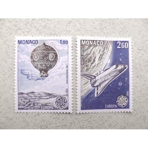  Серія поштових марок Монако " Європа СЕРТ " 1983 рік **