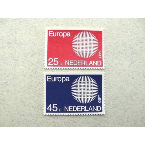  Серія поштових марок Нідерланди " Європа СЕРТ " 1970 рік **
