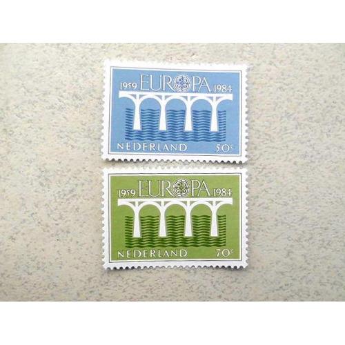 Серія поштових марок Нідерланди " Європа СЕРТ " 1984 рік **